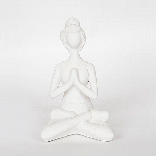 ΔΙΑΚΟΣΜΗΤΙΚΗ ΦΙΓΟΥΡΑ ΡΕΖΙΝ ΛΕΥΚΗ 13.5x11x21.5 cm ΔΙΑΚΟΣΜΗΤΙΚΗ ΦΙΓΟΥΡΑ ΡΕΖΙΝ ΛΕΥΚΗ 13.5x11x21.5 cm