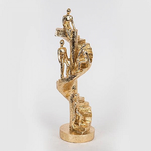 ΔΙΑΚΟΣΜΗΤΙΚΟ ΓΛΥΠΤΟ ΑΝΘΡΩΠΟΙ & ΣΚΑΛΑ ΧΡΥΣΟ 9.5x9.5x30.5cm ΔΙΑΚΟΣΜΗΤΙΚΟ ΓΛΥΠΤΟ ΑΝΘΡΩΠΟΙ & ΣΚΑΛΑ ΧΡΥΣΟ 9.5x9.5x30.5cm