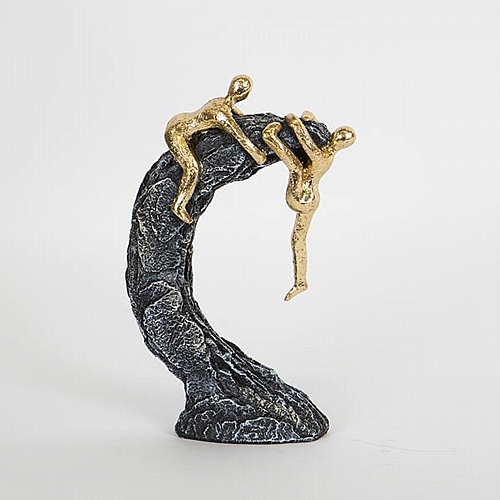 ΔΙΑΚΟΣΜΗΤΙΚΟ ΓΛΥΠΤΟ ΑΝΘΡΩΠΟΙ & ΒΡΑΧΟΣ ΧΡΥΣΟ-ΜΑΥΡΟ 15x5.5x22.5cm ΔΙΑΚΟΣΜΗΤΙΚΟ ΓΛΥΠΤΟ ΑΝΘΡΩΠΟΙ & ΒΡΑΧΟΣ ΧΡΥΣΟ-ΜΑΥΡΟ 15x5.5x22.5cm