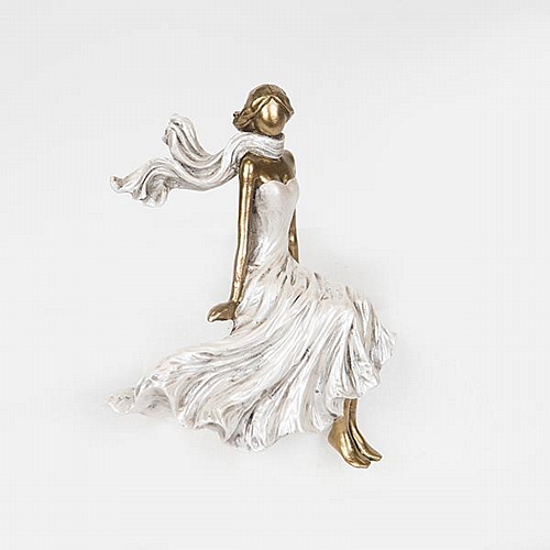 ΔΙΑΚΟΣΜΗΤΙΚΟ ΓΛΥΠΤΟ ΓΥΝΑΙΚΑ ΛΕΥΚΟ-ΧΡΥΣΟ 15.5x7x19cm ΔΙΑΚΟΣΜΗΤΙΚΟ ΓΛΥΠΤΟ ΓΥΝΑΙΚΑ ΛΕΥΚΟ-ΧΡΥΣΟ 15.5x7x19cm