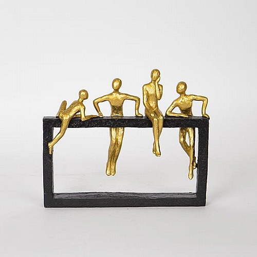 ΔΙΑΚΟΣΜΗΤΙΚΟ ΓΛΥΠΤΟ ΑΝΘΡΩΠΟΙ ΣΕ ΠΛΑΙΣΙΟ ΜΑΥΡΟ-ΧΡΥΣΟ 9.5x9.5x30.5cm ΔΙΑΚΟΣΜΗΤΙΚΟ ΓΛΥΠΤΟ ΑΝΘΡΩΠΟΙ ΣΕ ΠΛΑΙΣΙΟ ΜΑΥΡΟ-ΧΡΥΣΟ 9.5x9.5x30.5cm