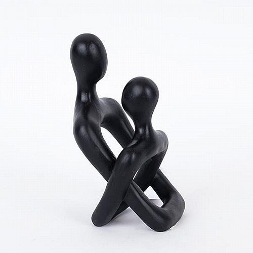 ΔΙΑΚΟΣΜΗΤΙΚΟ ΦΙΓΟΥΡΑ ΖΕΥΓΑΡΙ ΠΟΛΥΡΕΣΙΝ ΜΑΥΡΟ 11x11x18cm ΔΙΑΚΟΣΜΗΤΙΚΟ ΦΙΓΟΥΡΑ ΖΕΥΓΑΡΙ ΠΟΛΥΡΕΣΙΝ ΜΑΥΡΟ 11x11x18cm