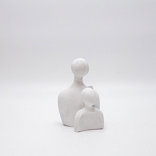 ΔΙΑΚΟΣΜΗΤΙΚΟ ΓΛΥΠΤΟ ΜΕ 2 ΦΙΓΟΥΡΕΣ ΠΟΛΥΡΕΖΙΝ ΛΕΥΚΟ 9.5x7.5x13.5cm ΔΙΑΚΟΣΜΗΤΙΚΟ ΓΛΥΠΤΟ ΜΕ 2 ΦΙΓΟΥΡΕΣ ΠΟΛΥΡΕΖΙΝ ΛΕΥΚΟ 9.5x7.5x13.5cm