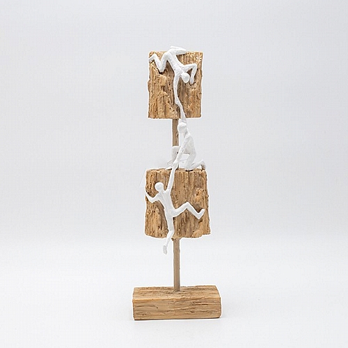 ΔΙΑΚΟΣΜΗΤΙΚΟ ΓΛΥΠΤΟ ΜΕ ΑΝΘΡΩΠΙΝΕΣ ΦΙΓΟΥΡΕΣ ΠΟΥ ΣΚΑΡΦΑΛΩΝΟΥΝ ΠΟΛΥΡΕΖΙΝ ΦΥΣΙΚΟ-ΛΕΥΚΟ 9.5x8x29cm ΔΙΑΚΟΣΜΗΤΙΚΟ ΓΛΥΠΤΟ ΜΕ ΑΝΘΡΩΠΙΝΕΣ ΦΙΓΟΥΡΕΣ ΠΟΥ ΣΚΑΡΦΑΛΩΝΟΥΝ ΠΟΛΥΡΕΖΙΝ ΦΥΣΙΚΟ-ΛΕΥΚΟ 9.5x8x29cm