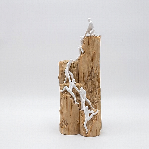 ΔΙΑΚΟΣΜΗΤΙΚΟ ΓΛΥΠΤΟ ΜΕ ΑΝΘΡΩΠΙΝΕΣ ΦΙΓΟΥΡΕΣ ΠΟΥ ΣΚΑΡΦΑΛΩΝΟΥΝ ΠΟΛΥΡΕΖΙΝ ΦΥΣΙΚΟ-ΛΕΥΚΟ 11.5x11.5x28.5cm ΔΙΑΚΟΣΜΗΤΙΚΟ ΓΛΥΠΤΟ ΜΕ ΑΝΘΡΩΠΙΝΕΣ ΦΙΓΟΥΡΕΣ ΠΟΥ ΣΚΑΡΦΑΛΩΝΟΥΝ ΠΟΛΥΡΕΖΙΝ ΦΥΣΙΚΟ-ΛΕΥΚΟ 11.5x11.5x28.5cm