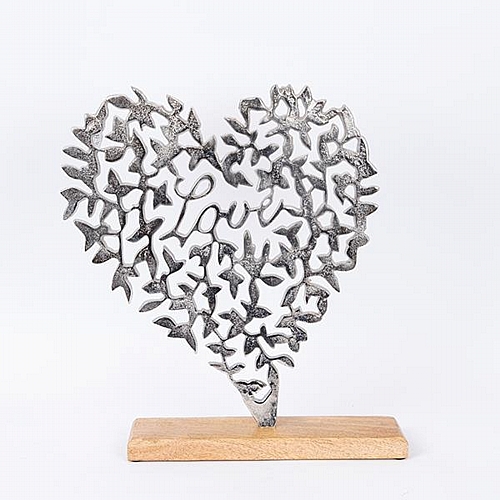 ΔΙΑΚΟΣΜΗΤΙΚΟ  ΚΑΡΔΙΑ ΜΕΤΑΛΛΟ  35x5x41cm