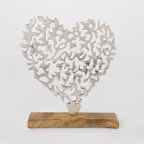 ΔΙΑΚΟΣΜΗΤΙΚΟ  ΚΑΡΔΙΑ ΜΕΤΑΛΛΟ  27x5x32cm