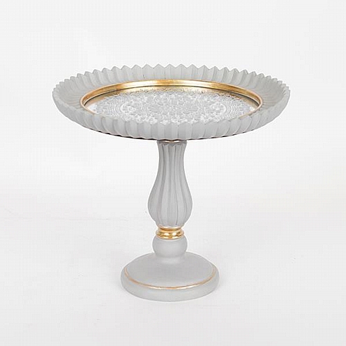 ΔΙΣΚΟΣ ΠΟΛΥΡΕΖΙΝ ΜΕ ΠΟΔΙ ΧΡΥΣΟΣ ΑΝΤΙΚΕ 23.5x23.5x20cm ΔΙΣΚΟΣ ΠΟΛΥΡΕΖΙΝ ΜΕ ΠΟΔΙ ΧΡΥΣΟΣ ΑΝΤΙΚΕ 23.5x23.5x20cm