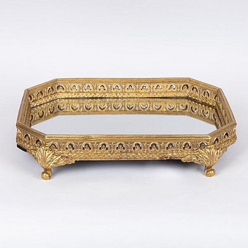 ΔΙΣΚΟΣ ΠΟΛΥΡΕΖΙΝ ΜΕ ΚΑΘΡΕΦΤΗ ΧΡΥΣΟΣ ΑΝΤΙΚΕ 40X28X7.7cm ΔΙΣΚΟΣ ΠΟΛΥΡΕΖΙΝ ΜΕ ΚΑΘΡΕΦΤΗ ΧΡΥΣΟΣ ΑΝΤΙΚΕ 40X28X7.7cm