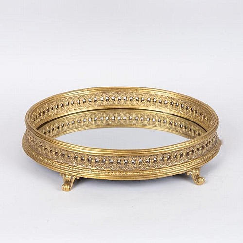 ΔΙΣΚΟΣ ΠΟΛΥΡΕΖΙΝ ΜΕ ΚΑΘΡΕΦΤΗ ΧΡΥΣΟΣ ΑΝΤΙΚΕ 37.2X28.6X7.8cm ΔΙΣΚΟΣ ΠΟΛΥΡΕΖΙΝ ΜΕ ΚΑΘΡΕΦΤΗ ΧΡΥΣΟΣ ΑΝΤΙΚΕ 37.2X28.6X7.8cm