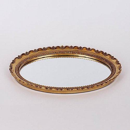 ΔΙΣΚΟΣ ΠΟΛΥΡΕΖΙΝ ΜΕ ΚΑΘΡΕΠΤΗ ΧΡΥΣΟΣ 35x26x3cm ΔΙΣΚΟΣ ΠΟΛΥΡΕΖΙΝ ΜΕ ΚΑΘΡΕΠΤΗ ΧΡΥΣΟΣ 35x26x3cm