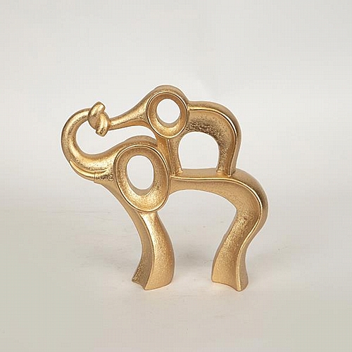 ΕΛΕΦΑΝΤΑΣ ΠΟΛΥΡΕΖΙΝ  ΧΡΥΣΟΣ 19.5x6.4x19.2cm