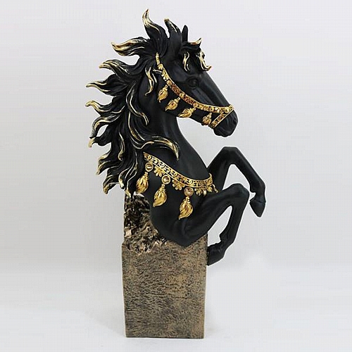ΑΛΟΓΟ ΜΑΥΡΟ - ΧΡΥΣΟ 22x10x40cm