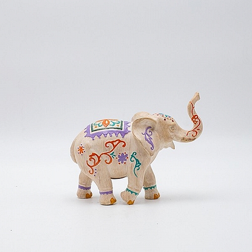 ΔΙΑΚΟΣΜΗΤΙΚΟ ΕΛΕΦΑΝΤΑΣ ΠΟΛΥΡΕΖΙΝ ΚΡΕΜ 15.5x6x13cm