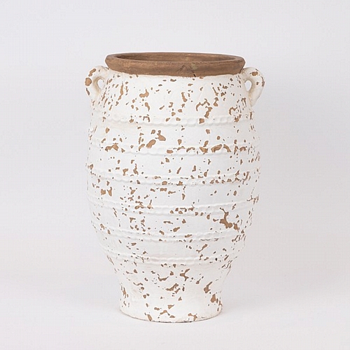 ΠΥΘΑΡΙ ΚΕΡΑΜΙΚΟ ΛΕΥΚΟ-ΚΑΦΕ 30x29x40.5cm ΠΥΘΑΡΙ ΚΕΡΑΜΙΚΟ ΛΕΥΚΟ-ΚΑΦΕ 30x29x40.5cm