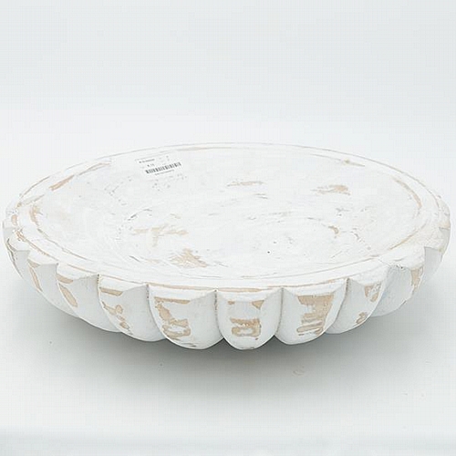 ΔΙΑΚΟΣΜΗΤΙΚΗ ΠΙΑΤΕΛΑ ΞΥΛΙΝΗ ΛΕΥΚΟ-ΚΑΦΕ 28x6cm ΔΙΑΚΟΣΜΗΤΙΚΗ ΠΙΑΤΕΛΑ ΞΥΛΙΝΗ ΛΕΥΚΟ-ΚΑΦΕ 28x6cm