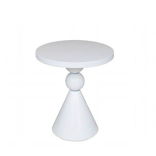 ΤΡΑΠΕΖΙ BOHΘΗΤΙΚΟ ΜΕΤΑΛΛΙΚΟ ΛΕΥΚΟ 35x35x40cm