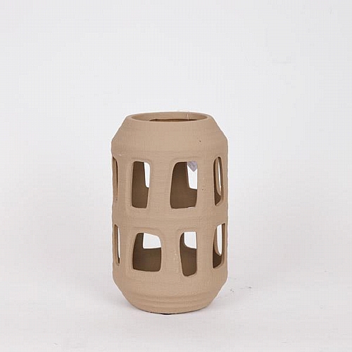 ΦΑΝΑΡΙ ΚΕΡΑΜΙΚΟ ΚΑΦΕ 17.5x17.5x28cm