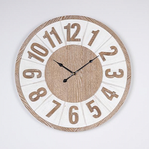 ΡΟΛΟΪ ΤΟΙΧΟΥ ΞΥΛΙΝΟ ΛΕΥΚΟ - NATURAL 60x4.5x60cm