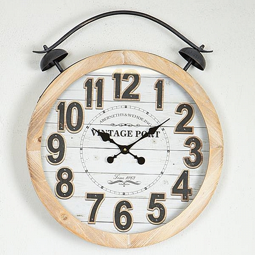 ΡΟΛΟΪ ΤΟΙΧΟΥ ΞΥΛΙΝΟ - ΜΕΤΑΛΛΙΚΟ ΛΕΥΚΟ - NATURAL - ΜΑΥΡΟ 50x6x60cm