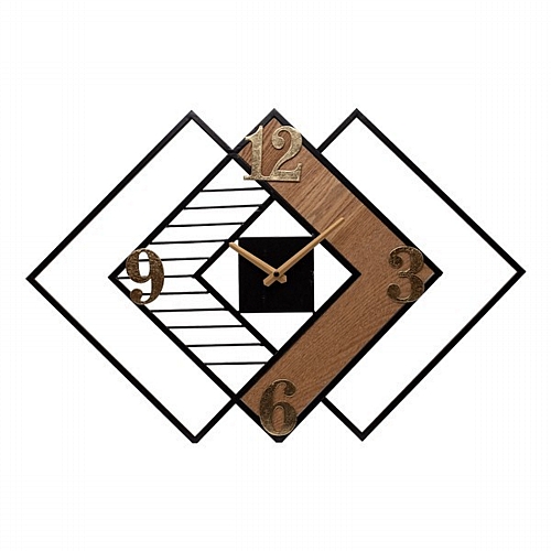 ΡΟΛΟΪ ΤΟΙΧΟΥ ΜΕΤΑΛΛΙΚΟ - ΞΥΛΙΝΟ NATURAL - ΜΑΥΡΟ - ΧΡΥΣΟ 63x3.5x42.5cm