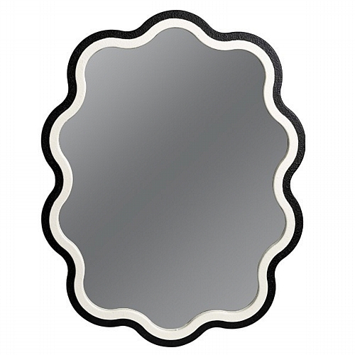 ΚΑΘΡΕΦΤΗΣ ΞΥΛΙΝΟΣ ΜΑΥΡΟΣ - ΛΕΥΚΟΣ 78x2.5x100cm