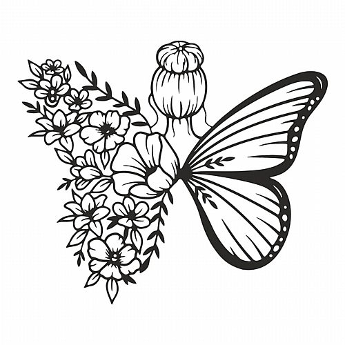 Διακοσμητικό τοίχου Terfia pakooworld μαύρο μεταλλικό 60x0,15x60εκ