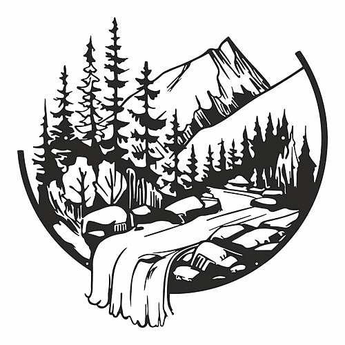 Διακοσμητικό τοίχου Mordio pakooworld μαύρο μεταλλικό Φ60x0,15εκ