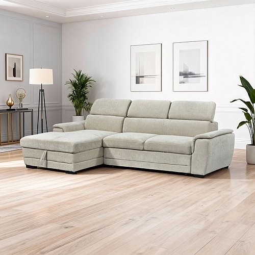 Γωνιακός καναπές-κρεβάτι δεξία γωνία Dreamora pakoworld με αποθηκευτικό ύφασμα μπεζ 270x167x82εκ Γωνιακός καναπές-κρεβάτι δεξία γωνία Dreamora pakoworld με αποθηκευτικό ύφασμα μπεζ 270x167x82εκ