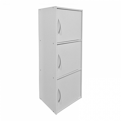 Ντουλάπι-στήλη Soline pakoworld λευκό 40x34.5x90.5εκ