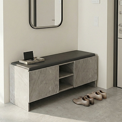 Παπουτσοθήκη-σκαμπό Zulla pakoworld γκρι μπεζ εφε μαρμαρου-μαυρο 110x37x43εκ Παπουτσοθήκη-σκαμπό Zulla pakoworld γκρι μπεζ εφε μαρμαρου-μαυρο 110x37x43εκ