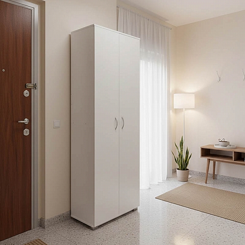 Παπουτσοθήκη-Ντουλάπα Racka pakoworld σε λευκή απόχρωση 58x34x186εκ Παπουτσοθήκη-Ντουλάπα Racka pakoworld σε λευκή απόχρωση 58x34x186εκ