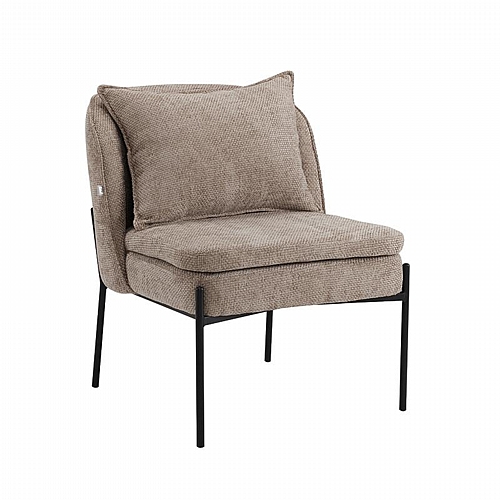 ΠΟΛΥΘΡΟΝΑ Fylliana FL3059 ΚΑΦΕ ΥΦΑΣΜΑ ΜΕ ΜΕΤΑΛΛΙΚΑ ΠΟΔΙΑ 67x75x81εκ