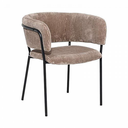 ΠΟΛΥΘΡΟΝΑ Fylliana FL3042 ΚΑΦΕ ΥΦΑΣΜΑ ΜΕ ΜΕΤΑΛΛΙΚΑ ΠΟΔΙΑ 59x57x75εκ