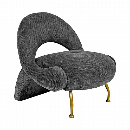 ΠΟΛΥΘΡΟΝΑ Fylliana FL6654 ΑΝΘΡΑΚΙ ΧΡΩΜΑ ΧΡΥΣΟ ΜΕΤΑΛΛΙΚΟ ΠΟΔΙ 80x86x81εκ