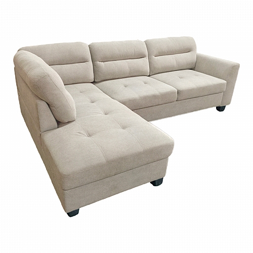 Γωνιακός καναπές δεξιά γωνία Camile pakoworld ύφασμα σε μπεζ απόχρωση 270x174x95εκ Γωνιακός καναπές δεξιά γωνία Camile pakoworld ύφασμα σε μπεζ απόχρωση 270x174x95εκ