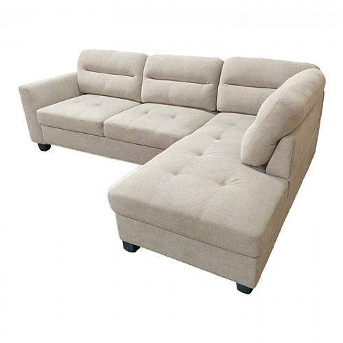 Γωνιακός καναπές αριστερή γωνία Camile pakoworld ύφασμα σε μπεζ απόχρωση 270x174x95εκ Γωνιακός καναπές αριστερή γωνία Camile pakoworld ύφασμα σε μπεζ απόχρωση 270x174x95εκ