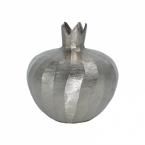 ΜΕΤΑΛΛΙΚΟ ΔΙΑΚΟΣΜΗΤΙΚΟ ΡΟΔΙ Fylliana Pomegranate ΝΙΚΕΛ ΧΡΩΜΑ 12x13εκ