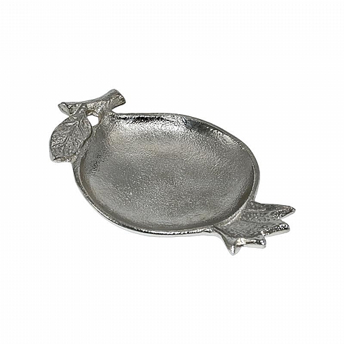 ΜΕΤΑΛΛΙΚΟΣ ΔΙΑΚΟΣΜΗΤΙΚΟΣ ΔΙΣΚΟΣ ΡΟΔΙ Fylliana Pomegranate ΝΙΚΕΛ ΧΡΩΜΑ 20x13x4εκ