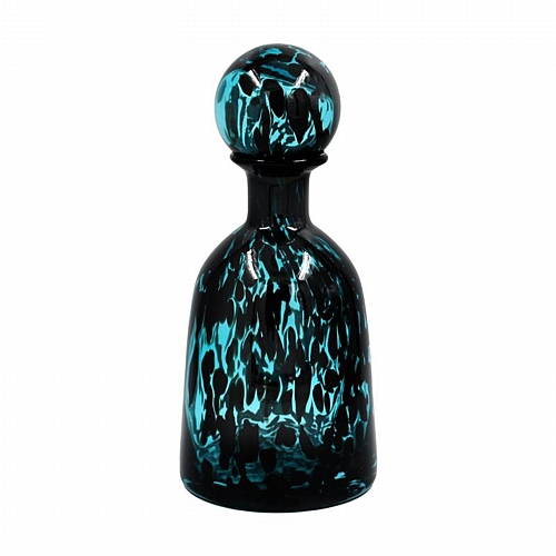 ΓΥΑΛΙΝΟ ΔΙΑΚΟΣΜΗΤΙΚΟ ΜΠΟΥΚΑΛΙ Fylliana FL1533 ΜΠΛΕ ANIMAL PRINT 15x25εκ