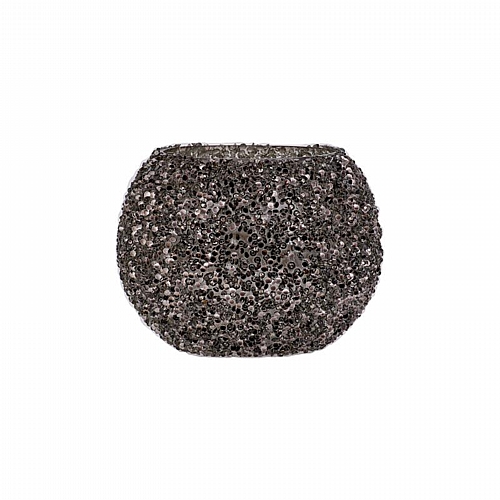 ΓΥΑΛΙΝΟ ΕΠΙΤΡΑΠΕΖΙΟ ΚΗΡΟΠΗΓΙΟ ΡΕΣΩ Fylliana Mosaic ΓΚΡΙ ΧΡΩΜΑ 13x10εκ