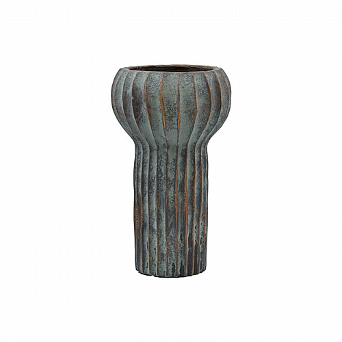 ΔΙΑΚΟΣΜΗΤΙΚΟ ΒΑΖΟ ΤΣΙΜΕΝΤΕΝΙΟ Fylliana FL15773 ΑΝΘΡΑΚΙ-ΠΡΑΣΙΝΟ ΜΕ ΜΠΡΟΝΖΕ ΛΕΠΤΟΜΕΡΕΙΕΣ ΧΡΩΜΑ 17x28εκ ΔΙΑΚΟΣΜΗΤΙΚΟ ΒΑΖΟ ΤΣΙΜΕΝΤΕΝΙΟ Fylliana FL15773 ΑΝΘΡΑΚΙ-ΠΡΑΣΙΝΟ ΜΕ ΜΠΡΟΝΖΕ ΛΕΠΤΟΜΕΡΕΙΕΣ ΧΡΩΜΑ 17x28εκ