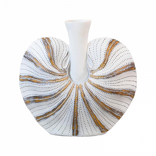 ΔΙΑΚΟΣΜΗΤΙΚΟ ΒΑΖΟ Fylliana FL1374 POLYRESIN ΛΕΥΚΟ-ΧΡΥΣΟ 36x10x35εκ ΔΙΑΚΟΣΜΗΤΙΚΟ ΒΑΖΟ Fylliana FL1374 POLYRESIN ΛΕΥΚΟ-ΧΡΥΣΟ 36x10x35εκ