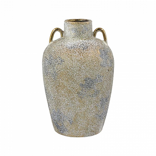 ΚΕΡΑΜΙΚΟ ΒΑΖΟ Fylliana FL134036 ΧΡΥΣΟ-ΓΚΡΙ 18x29εκ ΚΕΡΑΜΙΚΟ ΒΑΖΟ Fylliana FL134036 ΧΡΥΣΟ-ΓΚΡΙ 18x29εκ