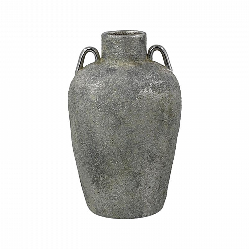 ΚΕΡΑΜΙΚΟ ΒΑΖΟ Fylliana FL134036 ΑΣΗΜΙ-ΓΚΡΙ 18x29εκ ΚΕΡΑΜΙΚΟ ΒΑΖΟ Fylliana FL134036 ΑΣΗΜΙ-ΓΚΡΙ 18x29εκ