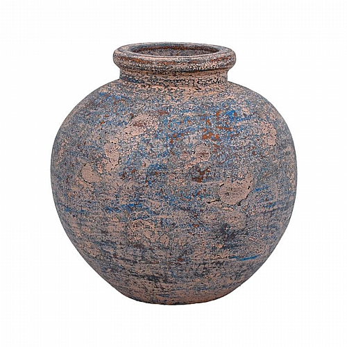 ΚΕΡΑΜΙΚΟ ΒΑΖΟ  FYLLIANA FL3223 ΧΡΩΜΑ ΜΑΥΡΟ - ΧΡΥΣΟ 33x33εκ