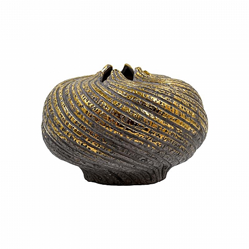 ΚΕΡΑΜΙΚΟ ΒΑΖΟ Fylliana FL3228 ΓΚΡΙ-ΧΡΥΣΟ ΧΡΩΜΑ 22x15εκ ΚΕΡΑΜΙΚΟ ΒΑΖΟ Fylliana FL3228 ΓΚΡΙ-ΧΡΥΣΟ ΧΡΩΜΑ 22x15εκ