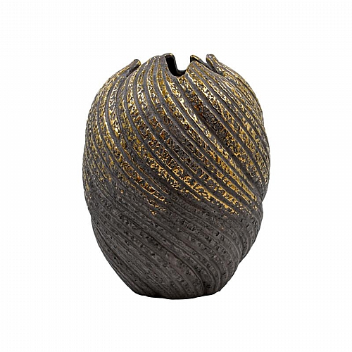 ΚΕΡΑΜΙΚΟ ΒΑΖΟ Fylliana FL3229 ΓΚΡΙ-ΧΡΥΣΟ ΧΡΩΜΑ 21x27εκ ΚΕΡΑΜΙΚΟ ΒΑΖΟ Fylliana FL3229 ΓΚΡΙ-ΧΡΥΣΟ ΧΡΩΜΑ 21x27εκ