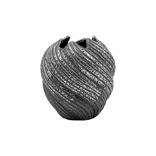 ΚΕΡΑΜΙΚΟ ΒΑΖΟ Fylliana FL3229 ΓΚΡΙ-ΑΣΗΜΙ ΧΡΩΜΑ 18x19εκ ΚΕΡΑΜΙΚΟ ΒΑΖΟ Fylliana FL3229 ΓΚΡΙ-ΑΣΗΜΙ ΧΡΩΜΑ 18x19εκ