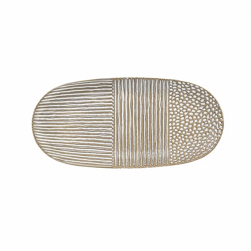 ΚΕΡΑΜΙΚΗ ΠΙΑΤΕΛΑ Fylliana FL23759 ΜΠΕΖ-ΛΕΥΚΟ ΧΡΩΜΑ 39x18x4εκ